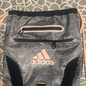 Adidas pink backpack
